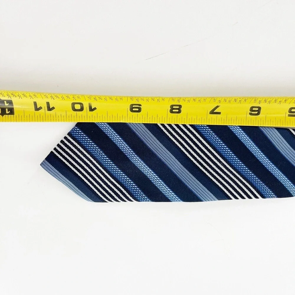 Boys 2 Piece Tie Set‎ Blue Striped Necktie Red Patterned Bow Formal Wear Clip
